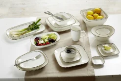 Ritzenhoff & Breker Schale eckig 14cm beigebraun