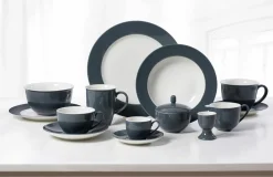 Ritzenhoff & Breker Suppenteller 22cm grauweiß