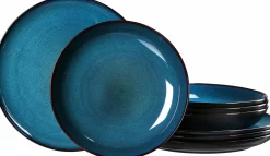 Ritzenhoff & Breker Tafelgeschirr 8tlg. blaubraun