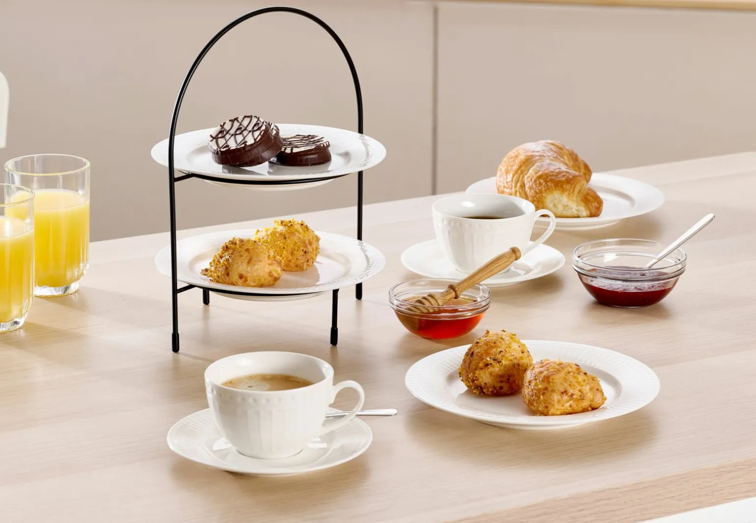 Ritzenhoff & Breker Tellerständer 2stufig schwarz