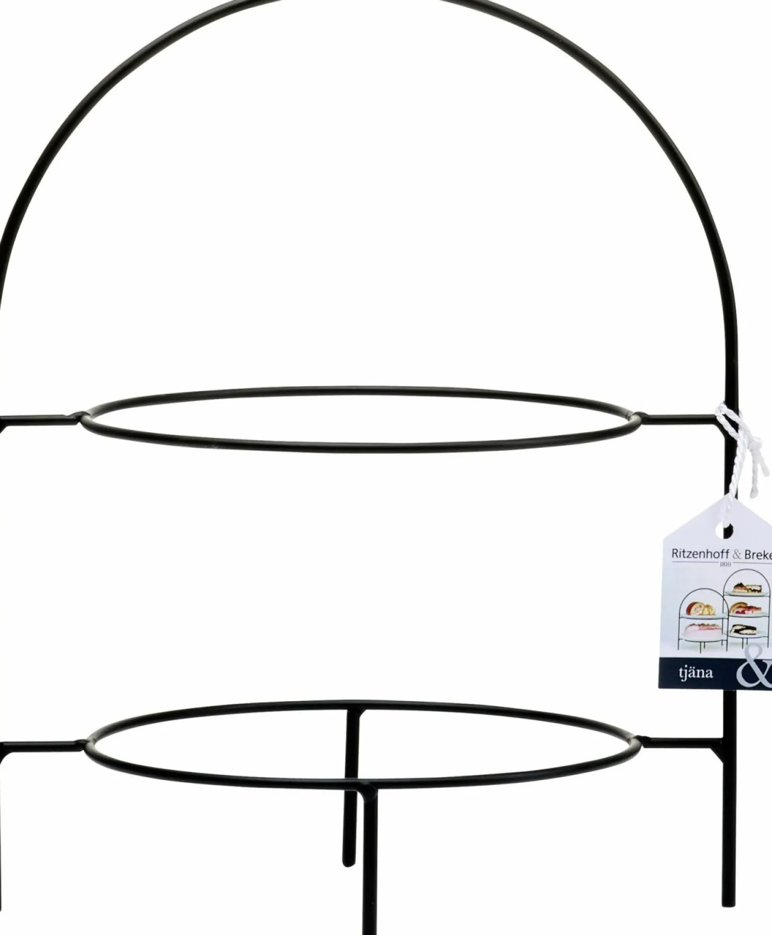 Ritzenhoff & Breker Tellerständer 2stufig schwarz