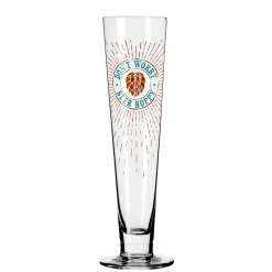 Ritzenhoff Cristal Bierglas 390ml braunrotgrün