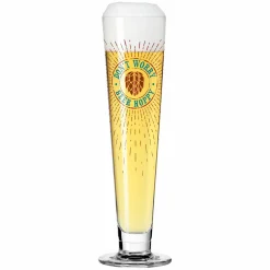 Ritzenhoff Cristal Bierglas 390ml braunrotgrün