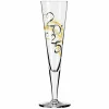 Ritzenhoff Cristal Champagnerglas 210ml schwarzgoldfarben