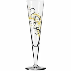 Ritzenhoff Cristal Champagnerglas 210ml schwarzgoldfarben