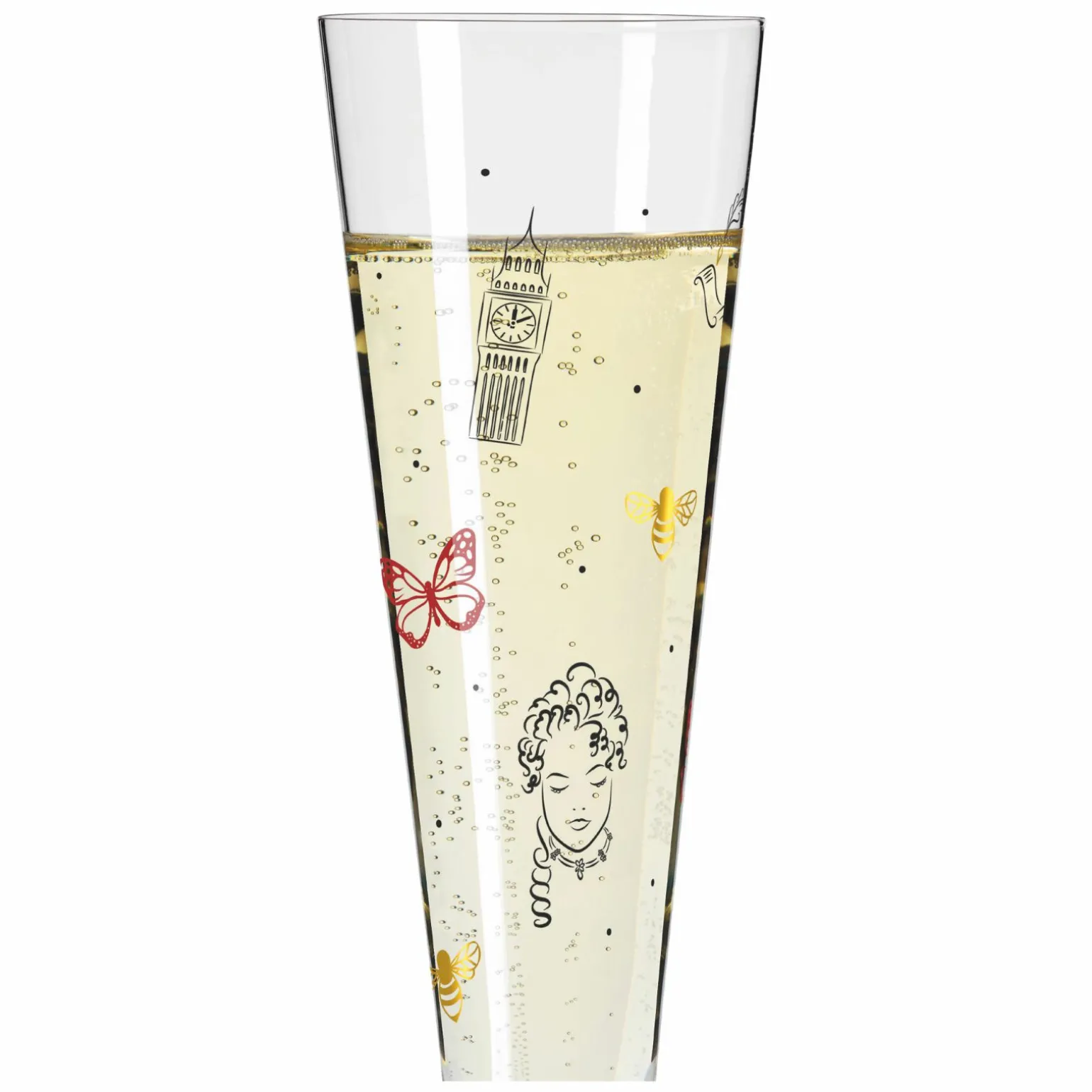 Ritzenhoff Cristal Champagnerglas 205ml mehrfarbig