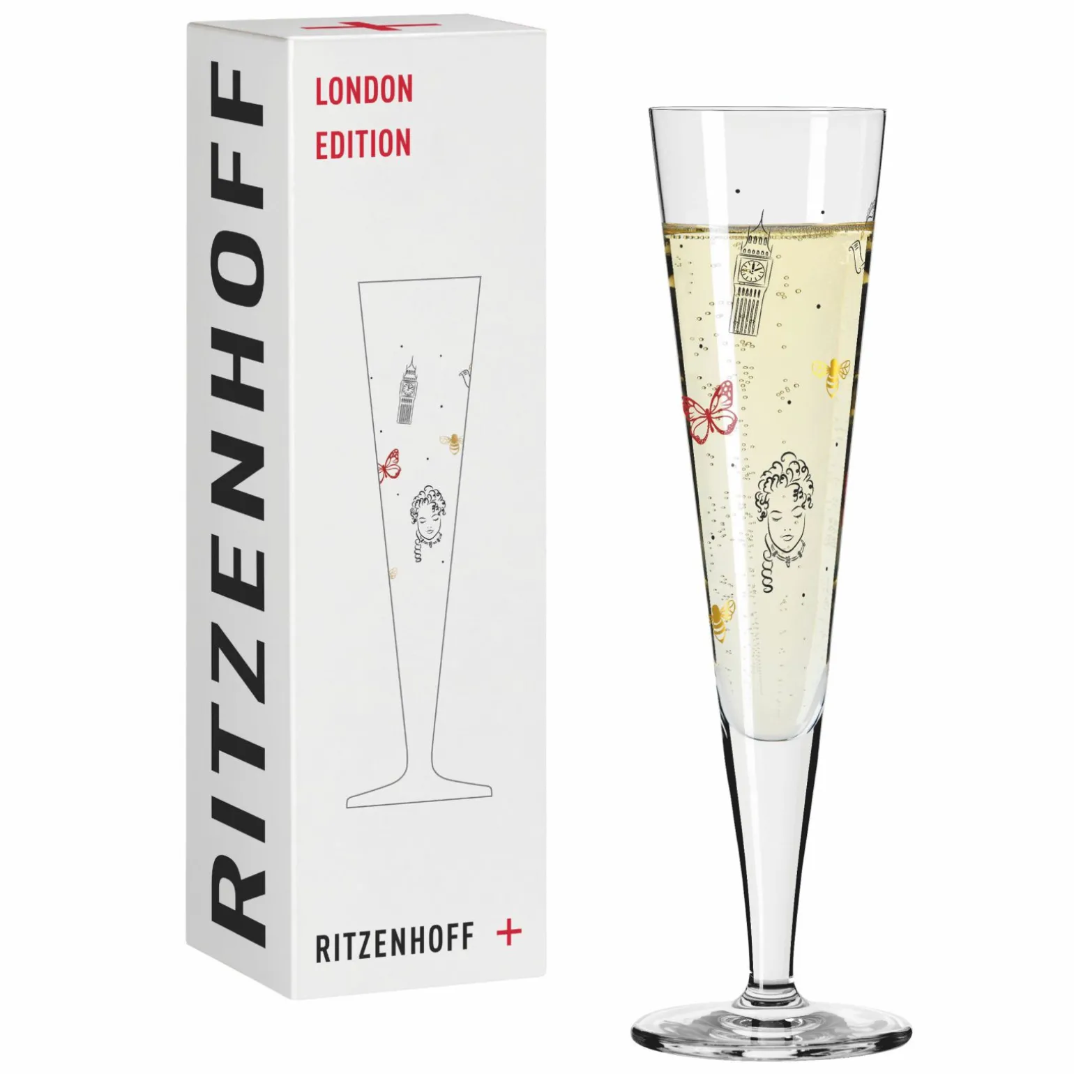 Ritzenhoff Cristal Champagnerglas 205ml mehrfarbig