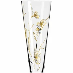 Ritzenhoff Cristal Champagnerglas 205ml goldfarbensilberfarbenschwarz