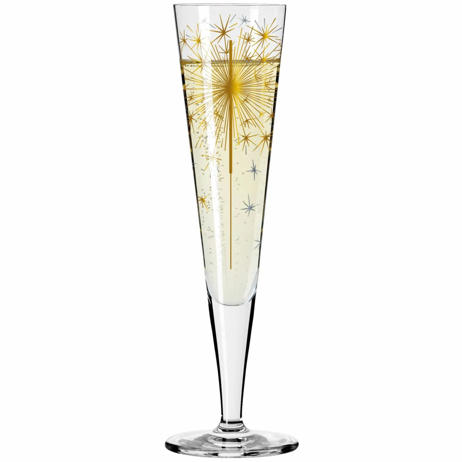 Ritzenhoff Cristal Champagnerglas 205ml goldfarbensilberfarben