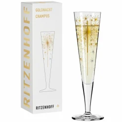 Ritzenhoff Cristal Champagnerglas 205ml goldfarbensilberfarben