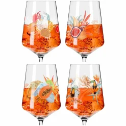 Ritzenhoff Cristal 4er Aperitifglas 544ml orange
