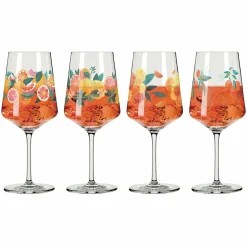 Ritzenhoff Cristal 4er Aperitifglas 544ml orangegelb