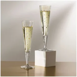 Ritzenhoff Cristal 2er Champagnerglas 205ml schwarzgoldfarben
