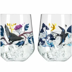 Ritzenhoff Cristal 2er Ginglas 710ml schwarzgoldfarben