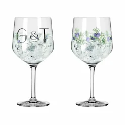 Ritzenhoff Cristal 2er Ginglas 710ml schwarzgrünviolett