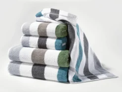 Ross Walkfrottier-Duschtuch grau