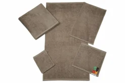 Ross Walk-Frottier-Duschtuch weißbraun