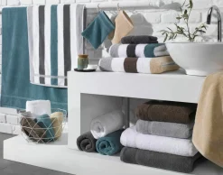 Ross Walkfrottier-Handtuch grau