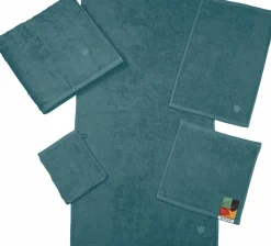 Ross Walk-Frottier-Handtuch blau