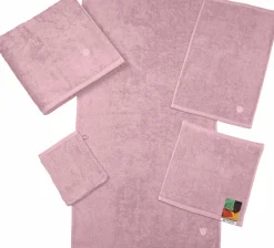 Ross Walk-Frottier-Handtuch pink