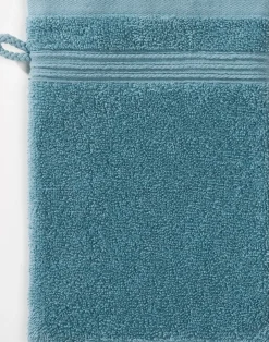 Ross Walkfrottier-Waschhandschuh blaugrün