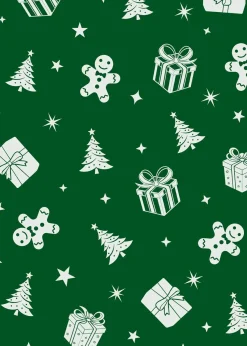 Ross Weihnachts-Geschirrtuch grün