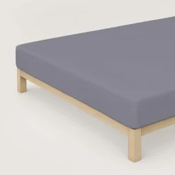 schlafgut Casual-Spannbettlaken grau
