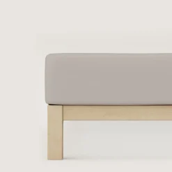 schlafgut Casual-Spannbettlaken braun