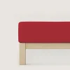 schlafgut Premium-Spannbettlaken rot