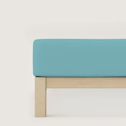 schlafgut Premium-Spannbettlaken grün