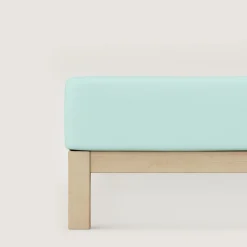 schlafgut Premium-Spannbettlaken grün