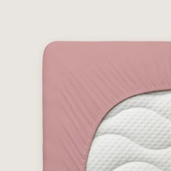 schlafgut Premium-Spannbettlaken violett