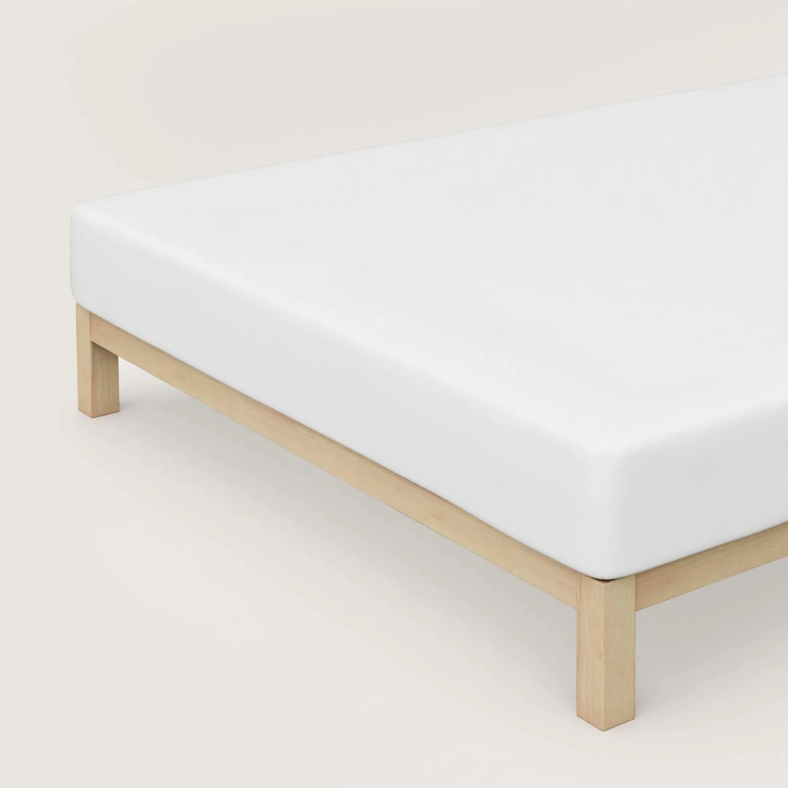 schlafgut Pure-Boxspring-Spannbettlaken weiß