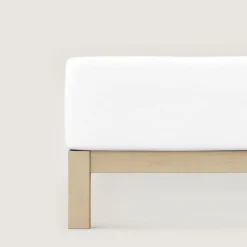 schlafgut Pure-Boxspring-Spannbettlaken weiß