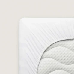 schlafgut Pure-Boxspring-Spannbettlaken weiß