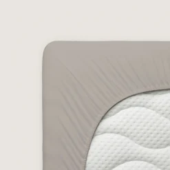 schlafgut Pure-Spannbettlaken braun