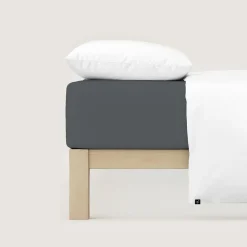 schlafgut Pure-Spannbettlaken grau