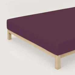 schlafgut Pure-Spannbettlaken violett
