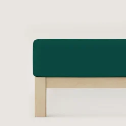 schlafgut Pure-Spannbettlaken grün