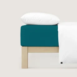 schlafgut Pure-Spannbettlaken grün