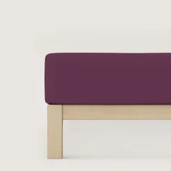 schlafgut Pure-Spannbettlaken violett