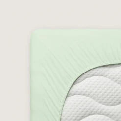 schlafgut Pure-Spannbettlaken grün