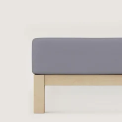 schlafgut Pure-Spannbettlaken grau