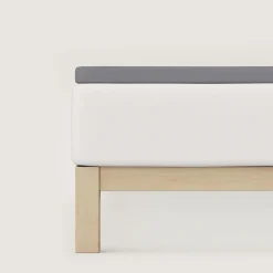 schlafgut Pure-Topper-Spannbettlaken grau