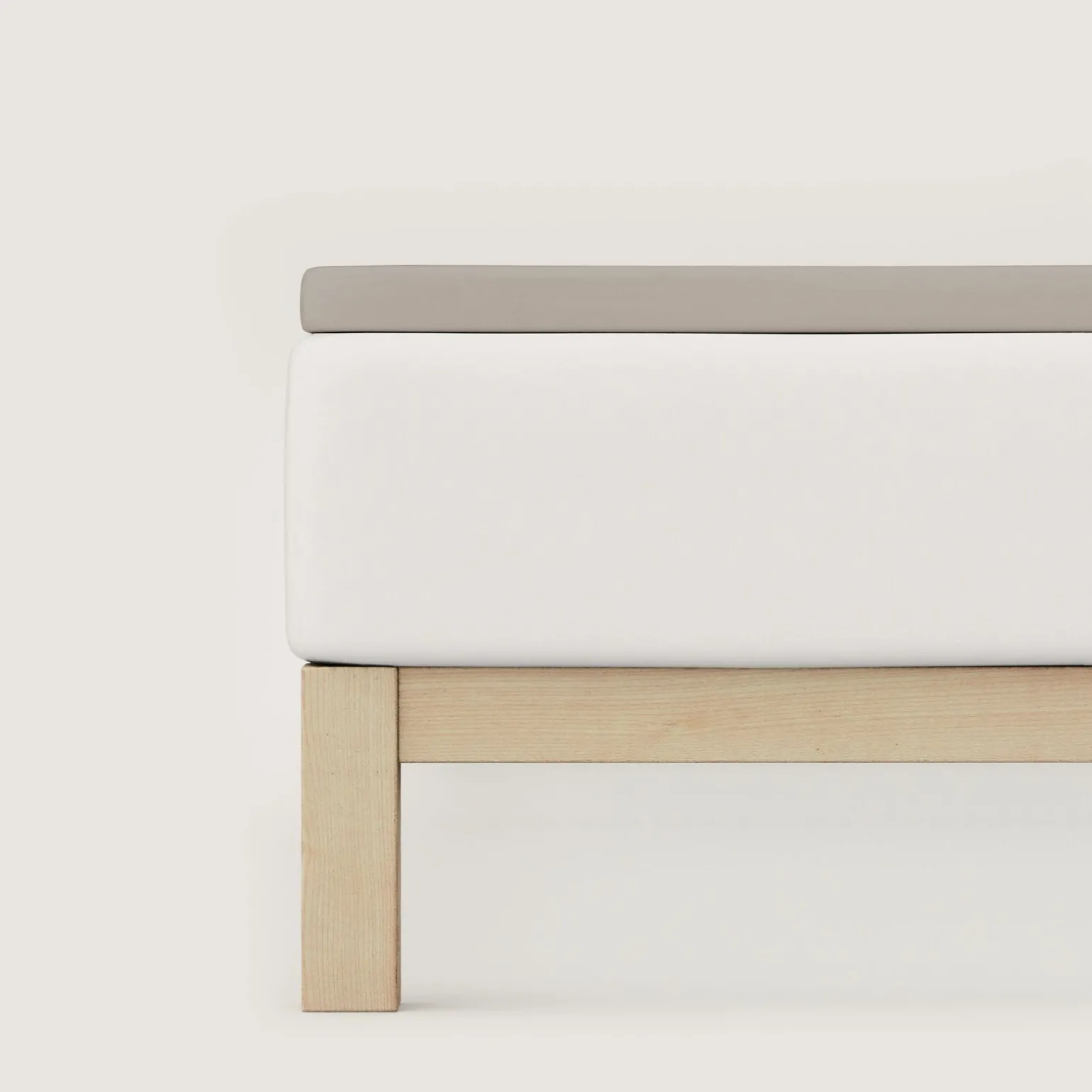 schlafgut Pure-Topper-Spannbettlaken braun