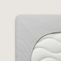 schlafgut Pure-Topper-Spannbettlaken grau