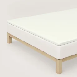schlafgut Pure-Topper-Spannbettlaken weiß