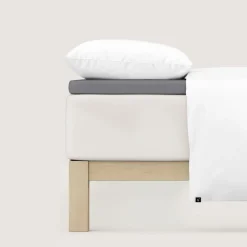 schlafgut Pure-Topper-Spannbettlaken grau