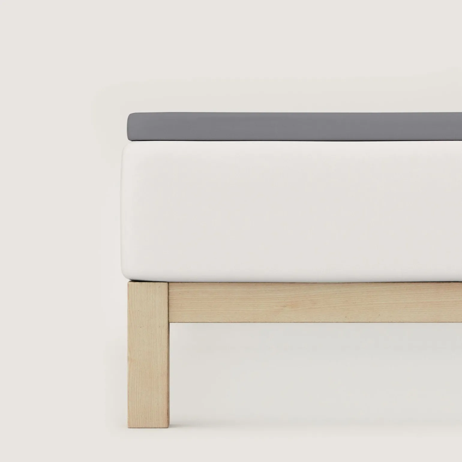 schlafgut Pure-Topper-Spannbettlaken grau