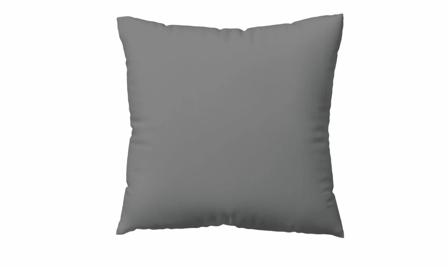 schlafgut WOVEN-SATIN-Kissenbezug grau
